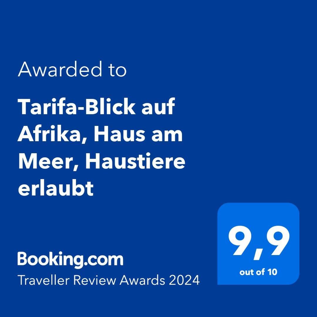 Tarifa-Blick Auf Afrika, Haus Am Meer, Haustiere Erlaubt المظهر الخارجي الصورة
